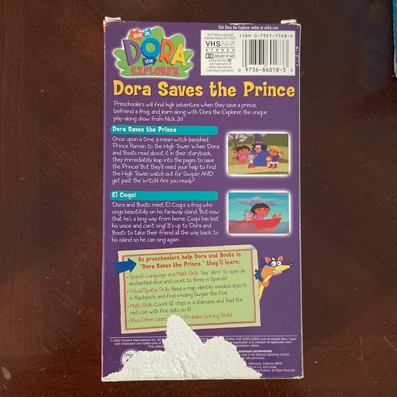 Set of 3 Dora the Explorer VHS tapes Nick jr Fun & Educational videos - Picture 5 of 6